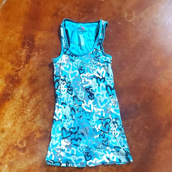 Kids XL Miley Cyrus Heat Graffitti tank - Picture 1 of 2